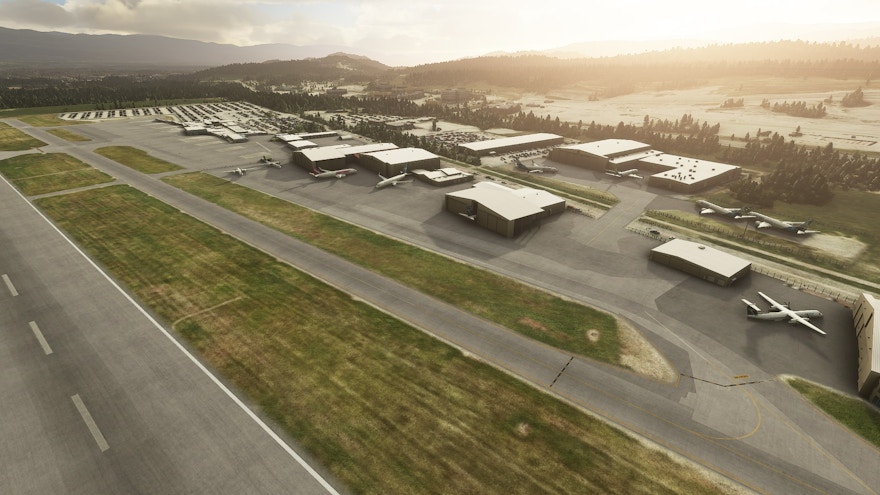 FSimStudios Previews Kelowna Airport for MSFS