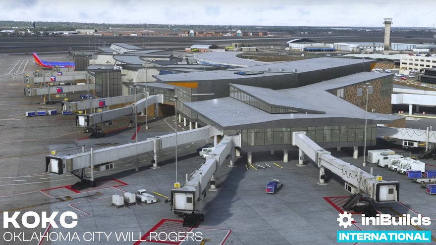 iniBuilds releases Oklahoma City Airport KOKC for MSFS