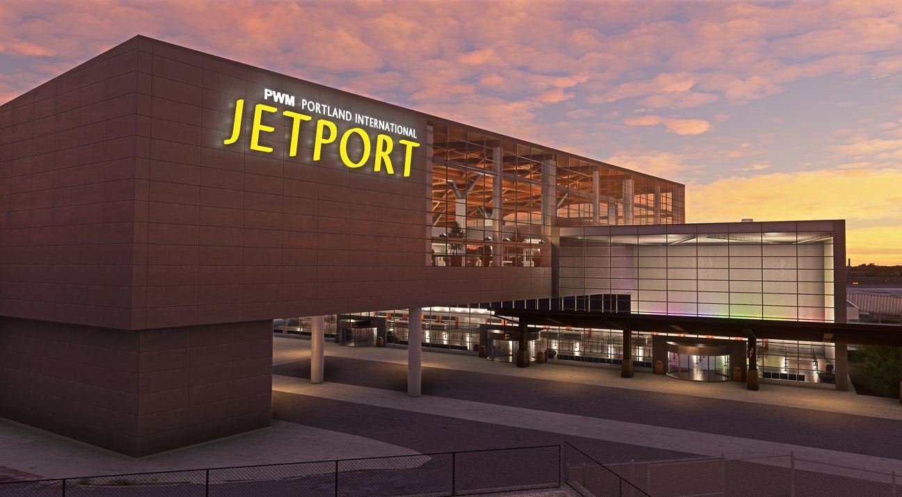 AeroDesigns Releases Portland Intl. Jetport for MSFS via Contrail
