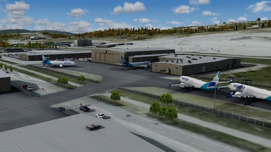 FSimStudios Shares New Previews for Kelowna International Airport