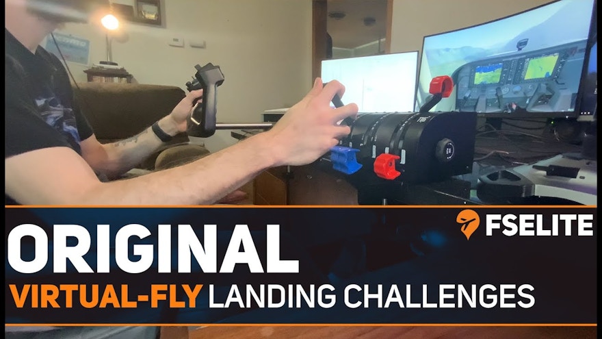 Landings with Virtual-Fly: The FSElite Original
