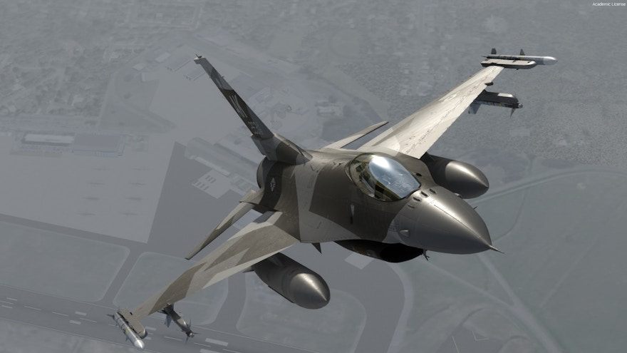Milviz Shares New F-16C Preview