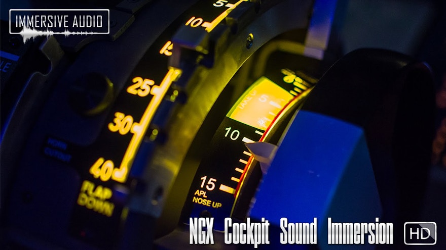 Immersive Audio Releases SP4 for NGX Cockpit Sound Immersion