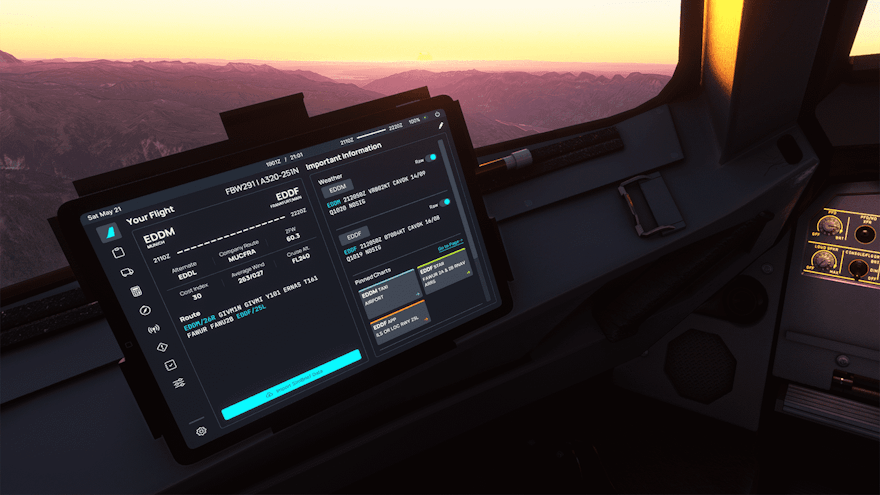 FlyByWire Simulations Releases flyPadOS 3; A Feature-Rich Onboard EFB