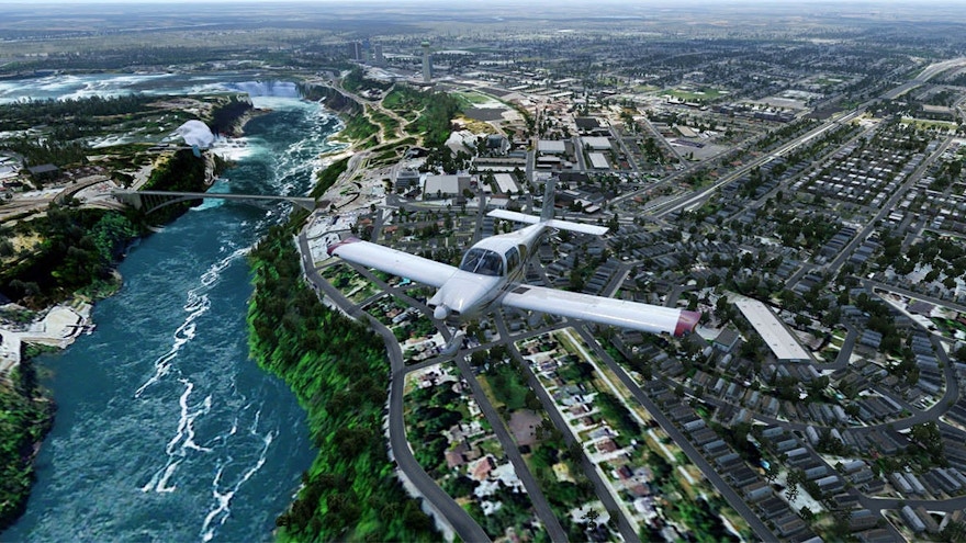 Taburet Releases Niagara Falls for X-Plane 12