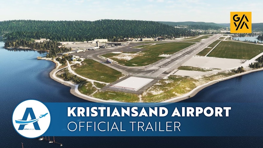 Gaya Simulations Releases Kristiansand Kjevik Airport for MSFS and P3D