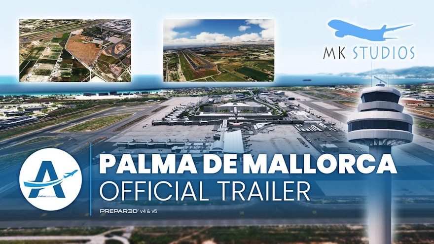 MK-Studios Releases Palma De Mallorca for Prepar3D v4 and v5