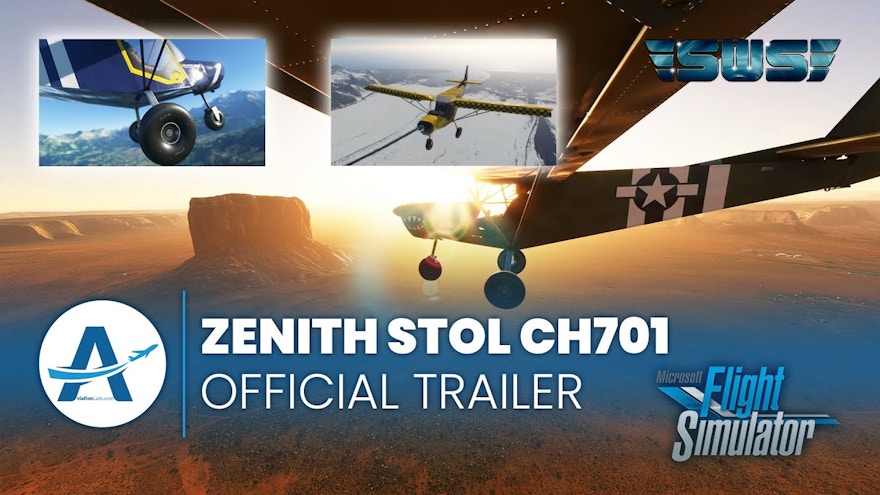 SimWorksStudios Zenith STOL CH701 for MSFS Releasing December 24th