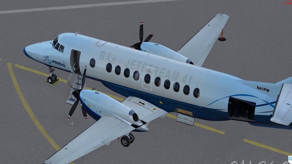 PMDG JS41 Prepar3D V4 Beta Footage - FSElite