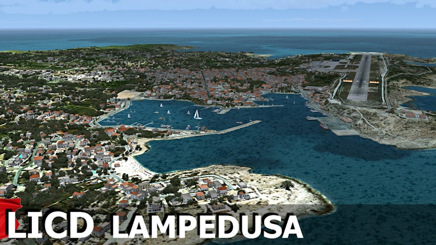 RFSceneryBuilding Releases Lampedusa Airport