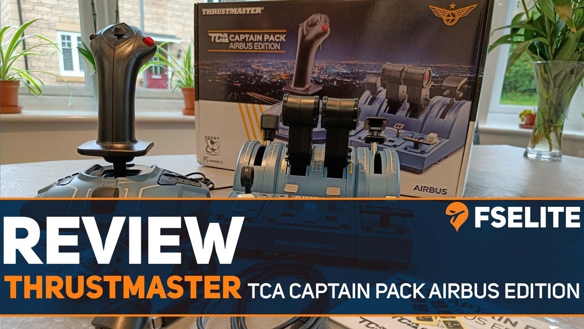 Captain Pack X Sidestick & Throttle Quadrant for Thrustmaster TCA