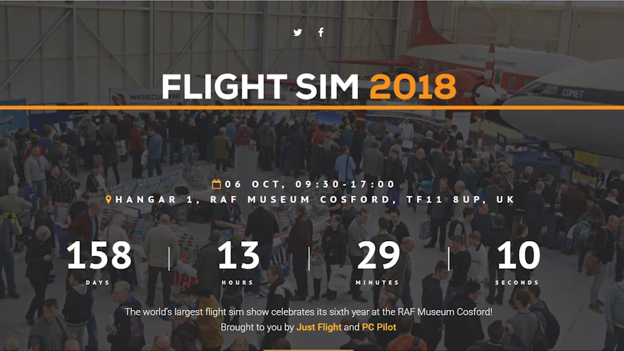 Flight Sim 2018 – Tickets Now Available