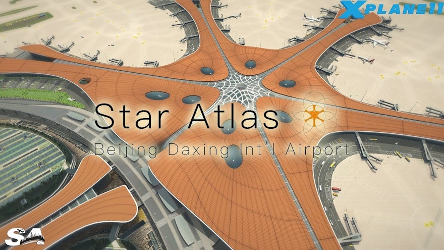 StarAtlas Releases Beijing Daxing International Airport (ZBAD) on X-Plane