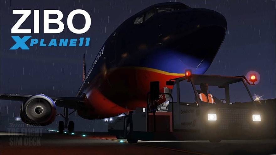 The Flight Sim Deck: First Departure With Zibo Mod 737-800X [FYC]
