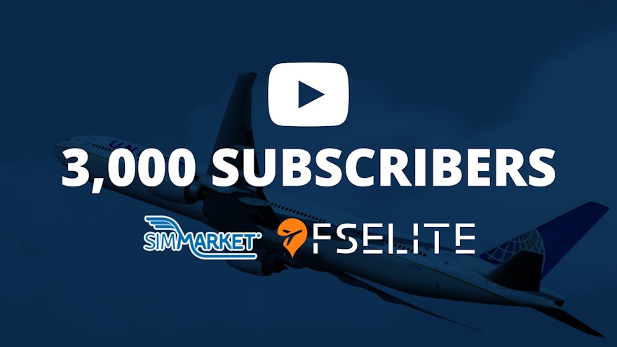 Win SimMarket Vouchers to Celebrate 3000 YouTube Subscribers