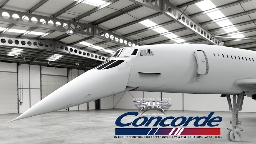 Aeroplane Heaven Announces Concorde Development for Prepar3D and Microsoft Flight Simulator