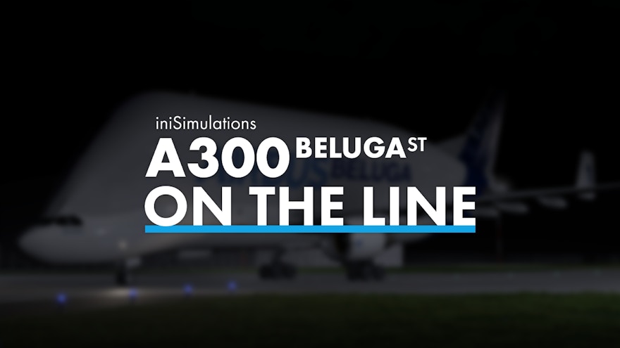 iniSimulations Releases A300 BelugaST ON THE LINE for XPL