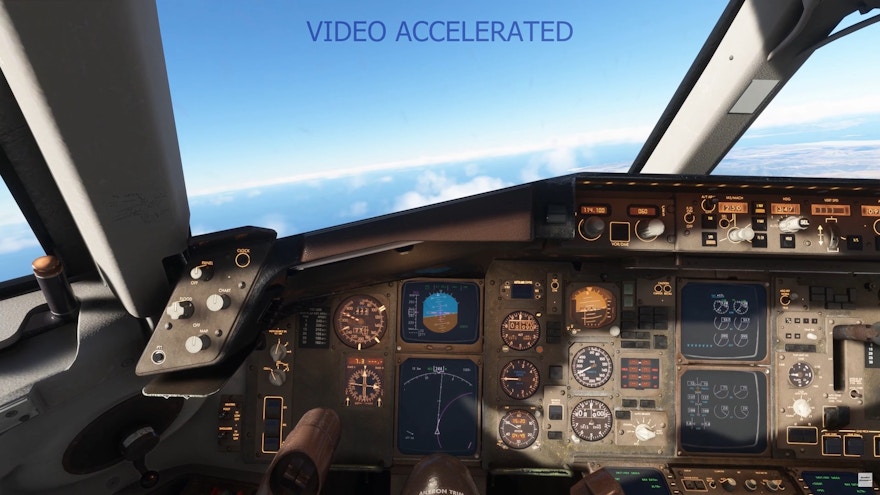 Watch Blue Bird Simulations’ 757 fly a DME Arc in a New Demo Video