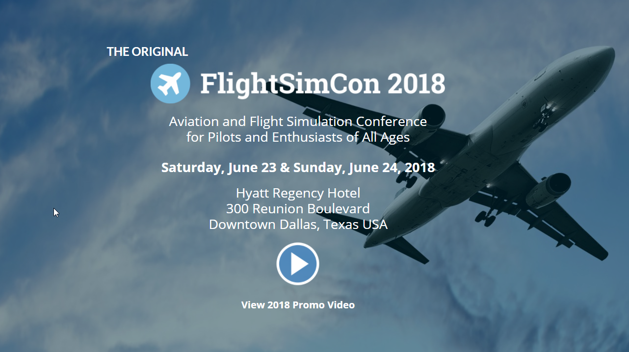 [Press Release] FlightSimCon Adds to the 2018 Line Up - FSElite
