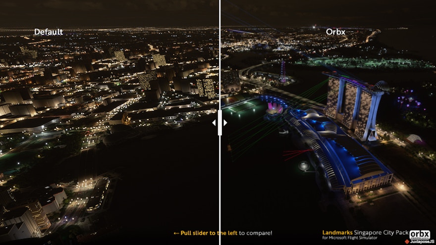 Orbx Landmarks Singapore for MSFS Releasing Friday 12th Feb, New Previews