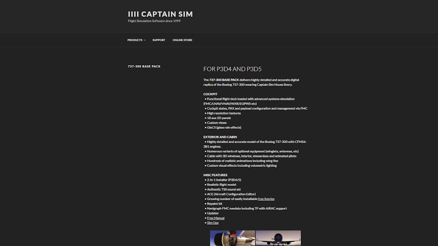 Rumour: Captain Sim 737 Classic in Development for P3D
