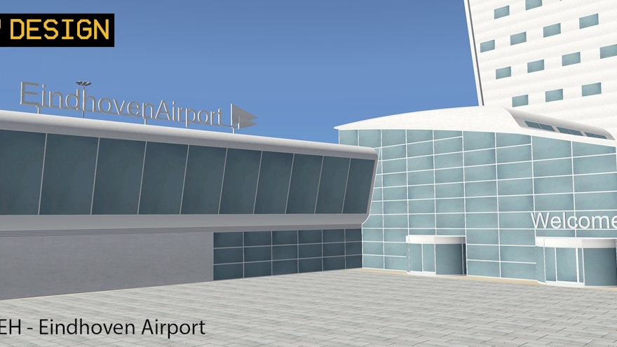 NV Design Shares New Previews of Eindhoven Airport for X-Plane