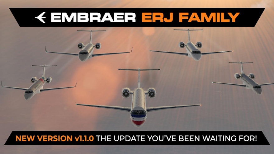 ERJ Family by X-Crafts Updated to Version 1.10