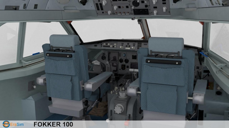 EraSim Fokker 100 on X-Plane Development Previews