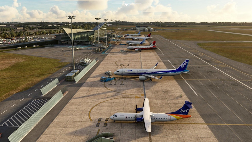 Beautiful Model of the World Releases Lille Airport for MSFS