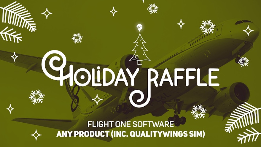 FSElite 2020 Holiday Raffle: Flight One – Any Product (Including QualityWings Simulations Products) (Week 2)
