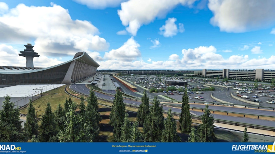Flightbeam Studios Previews Washington Dulles Airport for MSFS