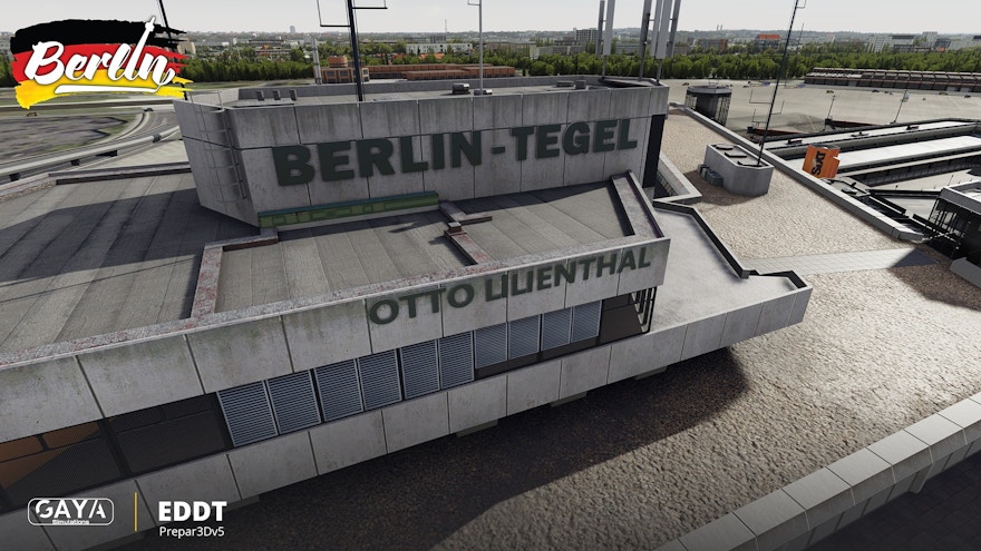 Gaya Simulations Berlin Tegel Previews for Prepar3D and X-Plane 11