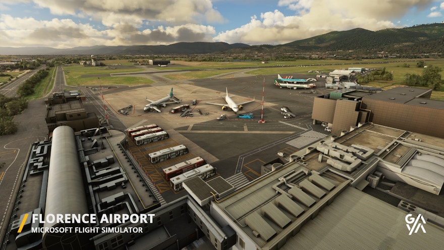Gaya Simulations Announces Florence Airport for MSFS