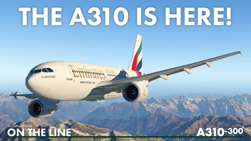 iniSimulations A310-300 ON THE LINE Released