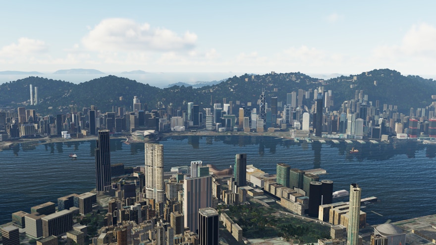 SamScene Releases Hong Kong City for P3D