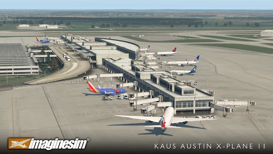 Imaginesim Previews New Jetway Update for Austin-Bergstrom (KAUS)
