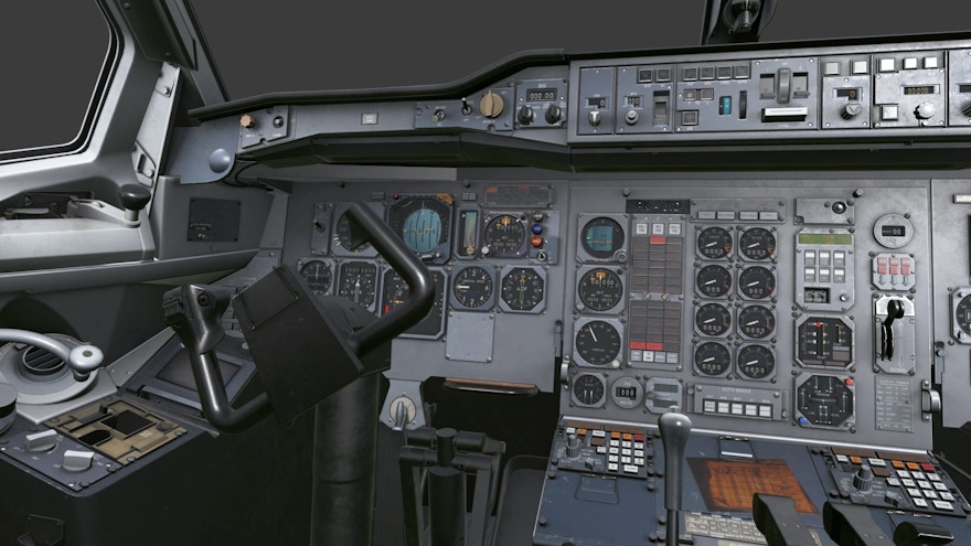 Just Flight A300 Prepar3D V5 Cockpit Previews
