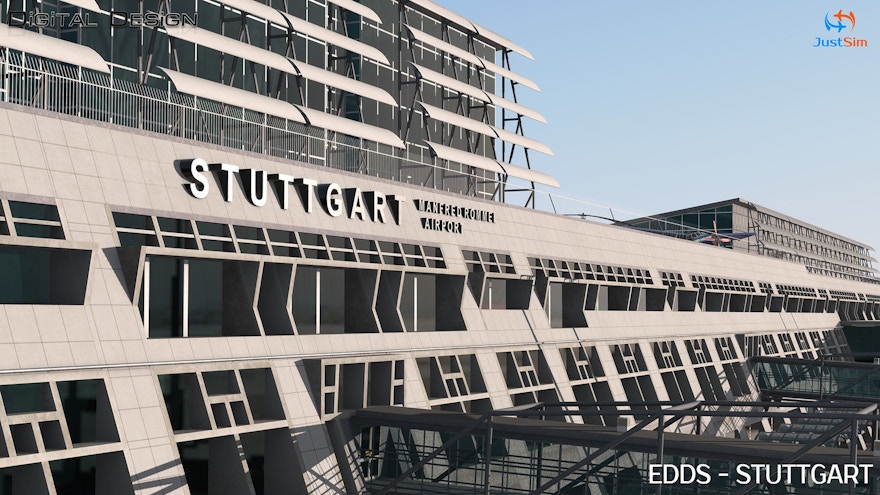 JustSim and Digital Design Release Stuttgart Airport