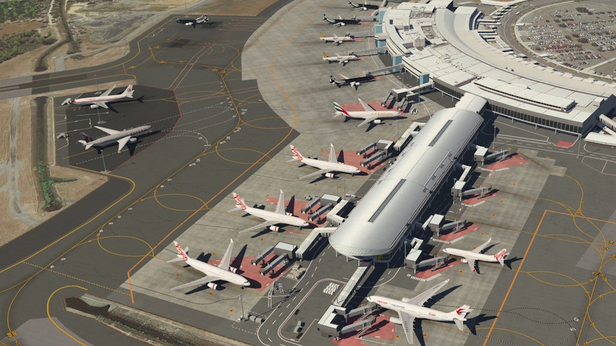New Previews of JustAsia’s Perth International Airport (YPPH)