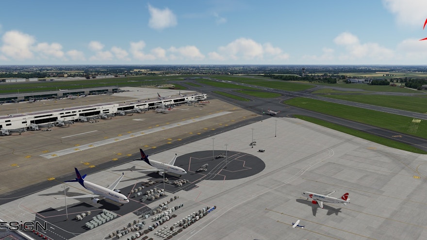 JustSim Releases Brussels Airport v2.1 for Prepar3D v5
