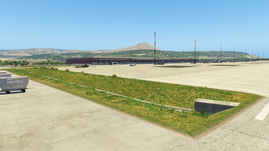 JustSim Shares New Previews of Chania Airport in X-Plane 11