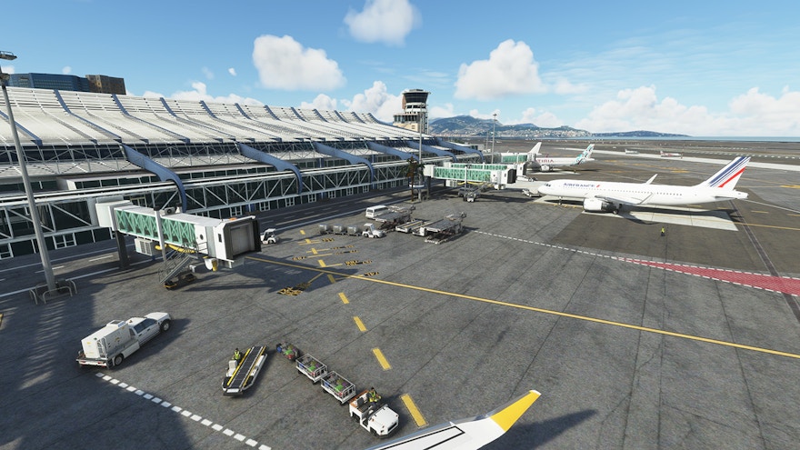 JustSim Releases Nice Cote D’Azur Airport for MSFS