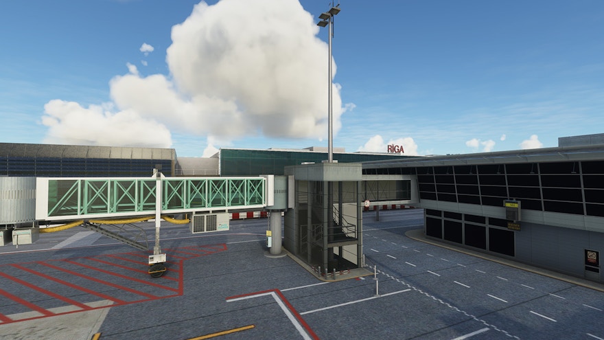 JustSim Releases Riga Airport for MSFS