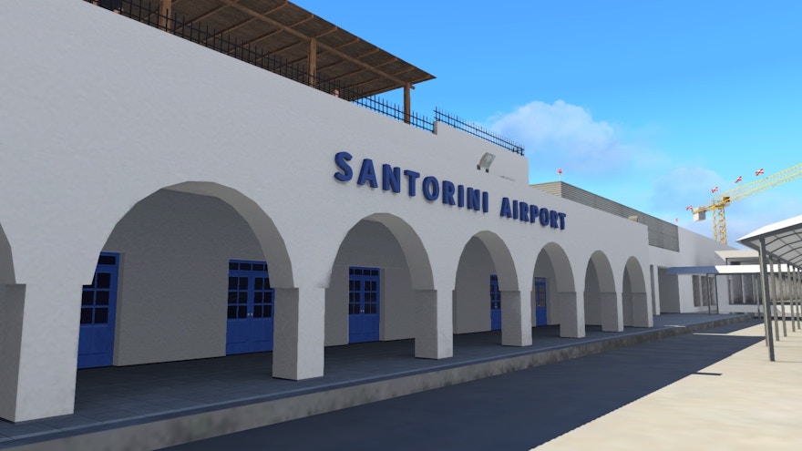 JustSim Releases Santorini Airport for X-Plane 11