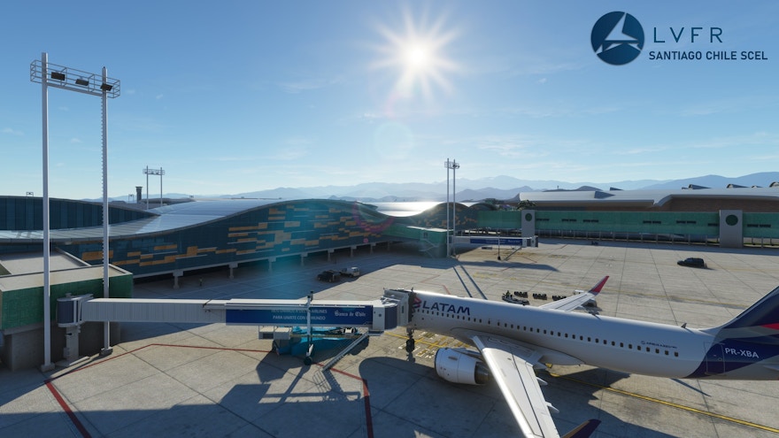 LatinVFR Releases Santiago Chile Airport for MSFS