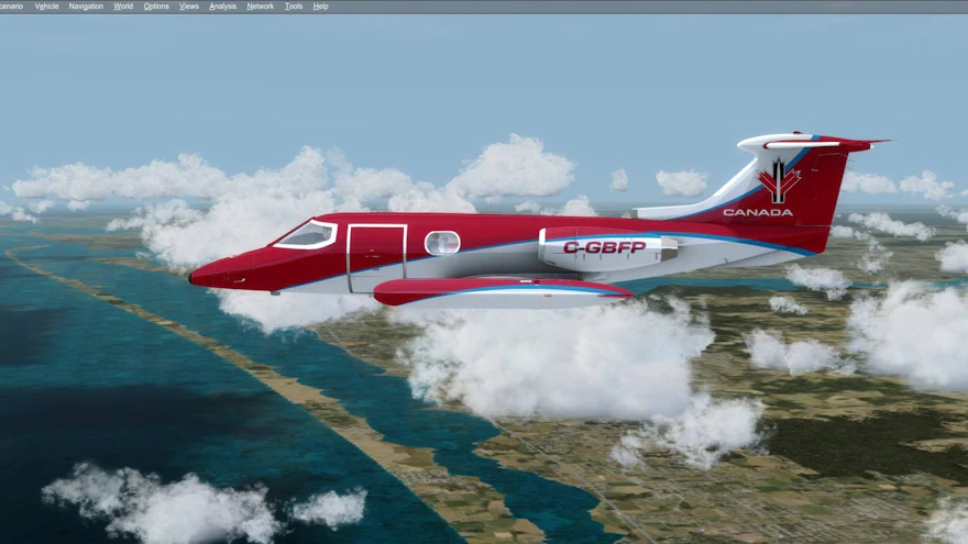 Lionheart Creations Continue to test Learjet LJ24-B