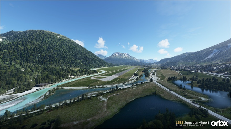 Orbx Releases LSZS Samedan Airport for MSFS