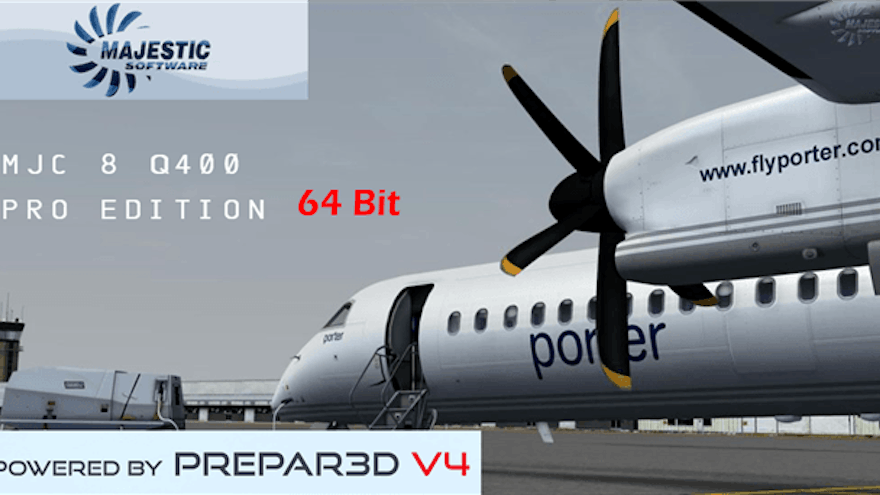 UPDATED: Majestic Dash 8 Q400 Pro and Pilot 64-bit Edition Released on Real Flight Shop