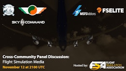 Live Soon: Watch a Brand new Cross Community Panel Discussion on Flight Simulation Media Next Week