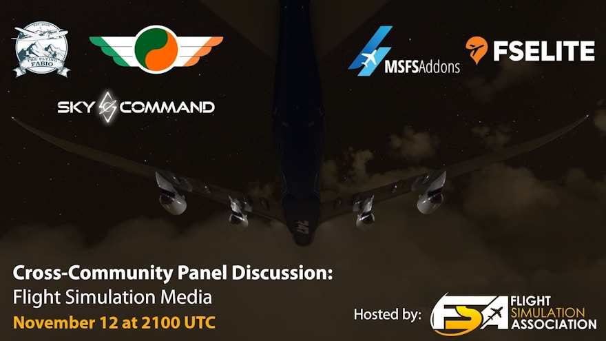 Live Soon: Watch a Brand new Cross Community Panel Discussion on Flight Simulation Media Next Week
